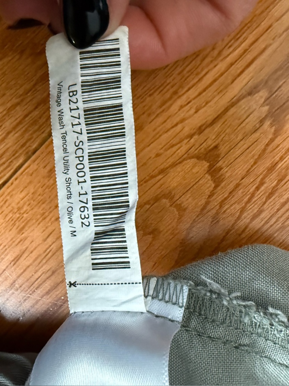 Quince Vintage Wash Tencel Utility Shorts NWOT - Picture 4 of 5